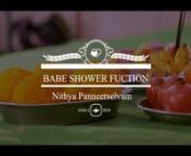 NithyaPanneerselvam Babyshower Vimeo from nithya