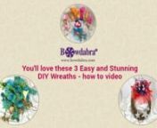 Wreaths add a special touch of elegance and beauty to your home décor. You can make them look even more gorgeous by decorating them with DIY bows, made in minutes with the Bowdabra! nnSandy Sandler, the creator of the Bowdabra, shows you how simple and super easy it is to make a variety of wreath bows, using ribbons, mesh, lights and wreaths.nnKeep these ready when you watch this video to start making awesome fun projects and super simple bows in minutes:nn• Large Bowdabran• Mini Bowdabran