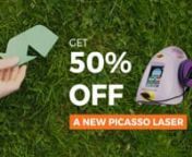 GET 50% OFF ANY PICASSO LASER WITH TRADE IN nnHOW IT WORKS:nn1. Fill out the form below n2. Indicate what laser/electrosurge you want to trade in n3. Select the laser unit you would like. n4. Agree to the terms and conditions of the Trade-In &amp; Trade-Up program. n5. Hit Submit and you will get an email confirmation. n6. Hit the &#39;Buy Now&#39; button in the E-mail to purchase your laser at 50% off (the discount will be applied automatically). nnNOTE: The cost includes a &#36;50 shipping and handling fe