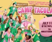 TIX:tinyurl.com/campy2019nnGet ready for the return of the wettest hottest American-est summer show ever, now in it’s 4th year!nnKitten N’ Lou, the “World’s Show-busiest Couple” and internationally celebrated drag and burlesque duo, bring you a “brilliantly deranged” spectacle (TimeOut NY) that takes you to the campiest of summer camps, featuring an all-star cast of Seattle dance, drag, and burlesque icons including Stranger genius Cherdonna, international gender-blending icon Wa