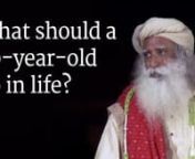 Sadhguru answers a question from a college student about what he should do to live a life of truth, involvement and fulfillment. #UnplugWithSadhgurunnAsk Sadhguru your questions at http://UnplugWithSadhguru.orgnnSadhguru Talks @ Darshan, Isha Yoga Center, Dec 2013nn*************************nFull Transcript:nnQuestioner: I am a twenty-year-old university student striving to live a life of truth, involvement, fulfillment. How should I and people my age balance the inner path with the outer world,