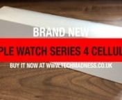 Apple Watch Series 4 GPS + Cellular.Fundamentally redesigned and re-engineered to help you stay even more active, healthy and connected.Get it here https://www.techmadness.co.uk/collections/smart-watches/products/apple-watch-series-4-40mm-silver-aluminium-cellular
