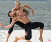 At the 2018 edition of the Fire Island Dance Festival, Tony Award-winning and internationally acclaimed choreographer Christopher Wheeldon presented Us, a heart-rending and moving duet about a deeply passionate and turbulent relationship. nnTony Award nominee and former New York City Ballet principal Robert Fairchild teamed up with two-time Emmy Award-winning So You Think You Can Dance choreographer Travis Wall. The duo alternated between lifting each other up and pushing each other away, showin