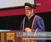 Author and Columnist, Dr Max du Preez, urged UFS’s intelligentsia to follow role models such as Chief Mohlomi and King Moshoeshoe during his address at the June Graduation ceremony on Thursday, 28 June 2018.nHe referred to the new crop of graduates as members of the society’s intelligentsia and described them as educated professionals who could contribute immensely to society.n“You are in the vanguard of South Africa&#39;s quest to develop into a prosperous, caring country and a progressive, o