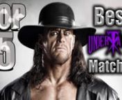 With the Undertaker most likely having his last match, now is the perfect time for Walter to give you his Top 5 Best Undertaker matches.