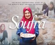 SOUFRA follows the inspirational story of intrepid social entrepreneur, Mariam Shaar – a refugee who has spent her entire life in the 69-year-old Burl El Barajneh refugee camp south of Beirut, Lebanon. The film follows Mariam and a diverse team of fellow refugee women who share the camp as their home as they set out to change their fate by launching a catering company, “Soufra,” and then expanding its reach outside the camp with a food truck business. Together, they heal the wounds of war