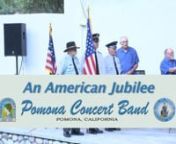 Live from Ganesha Park, The Pomona Concert Band in their first show of the 2018 Summer Season.An American Jubilee brings the music needed for a proper celebration of the 4th of July Holiday. Visit www.PomonaConcertBand.org to learn more and donate. nnSong list this eveningnAn American Fanfare Rick KirbynO Magnum MysteriumMorten lauridsennResplendent Glory Rossano GallentenVariations on a Korean Folk Song John Barnes ChancennLand of Liberty John Wassonn---nan American Elegy Fran