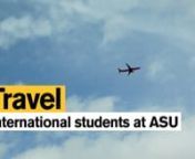 If you prefer to read English text over this video, click the closed captions (CC) button in the bottom right corner.nnInternational students at Arizona State University are eligible to travel both inside and outside of the United States. However, you need to make sure you follow certain regulations to travel safely.When you travel within the U.S. to any of the 50 states or to the U.S. territories (Puerto Rico, Virgin Islands, Northern Mariana Islands), be prepared to take the following docume