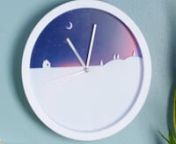 Stop and enjoy the moment with this clock that changes background scenes as you move through the day. Purchase yours here: https://unc.gd/2SkcUt3
