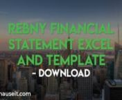 REBNY Financial Statement Template. Learn more: https://www.hauseit.com/rebny-financial-statement-templatennSave Money with a Hauseit Buyer Closing Credit: https://www.hauseit.com/hauseit-buyer-closing-credit-nyc/nnThe REBNY Financial Statement is almost always required when submitting an offer on a co-op apartment in NYC. The REBNY Financial Statement is a high-level summary of your assets, liabilities, income and projected expenses.nnSubmitting a REBNY Financial Statement along with your other