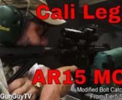 There are a host of ways to keep your AR15 legal in California without having to register the rifle as an