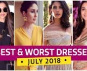 July has just ended and that brings us to another episode of the Best and Worst dressed of the month where we pick some of the best and worst looks of our favourite stars and break down the look just for you. From Kareena Kapoor Khan to Deepika Padukone to Priyanka Chopra to Kangana Ranaut to Alia Bhatt, our list consists all our famous Bollywood beauties. The month gone by had some really grand events and July sure did serve us some really amazing looks; so watch on the video to know more!nn#De