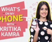 What&#39;s on Kritika Kamra&#39;s phone? Is it the sexiest photo? Best Instagram throwback picture? Favourite emoticon? Kritika reveals it all! Pinkvilla did the impossible, we hacked Kritika Kamra&#39;s phone and found her sexiest photo taken, the 3rd last picture in the gallery, most used and least used app and more! Watch this video for a sneak peek into what is inside Kritika Kamra&#39;s phone.nnn#KritikaKamra #WhatsOnMyPhone #Pinkvilla nnSubscribe: https://www.youtube.com/pinkvillannIf you like the video p