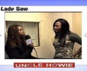 Shaka interviews Lady Saw at VP Records for Backyard TV
