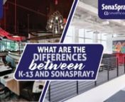 How to Reduce Noise in any Open Plan Room in 2020. nnSolve your biggest NOISE issues with our spray-applied acoustical material!nnIn this video we explain the differences and similarities between our 2 most popular products. You&#39;ll learn the types of projects K-13 and SonaSpray