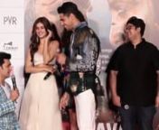 Humorous DIALOGUE BAAZI between Sidharth Malhotra and Riteish Deshmukh is pure laughter dose for the day #G(OLD)The talented and versatile actor Riteish Deshmukh turned a 3-foot dwarf villain in the movie Marjaavaan. At one of the events for film promotions, Sidharth and he depicted how their eye-line height would be and how they practised their dialogues. It is so funny to watch the actors get into a fun mood as they in a humorous manner stage up their dialogue delivery. Watch the video and mak