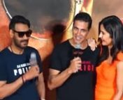 Akki was never a fan of Katrina before THIS film; “Pehle main inske husna ka fan tha”, admits Khiladi actor. The event for the movie Sooryavanshi witnessed Bollywood’s finest actors coming together on stage to unveil the trailer of the film in March this year. Katrina Kaif, Akshay Kumar, Ajay Devgn, Ranveer Singh, Kjo and director Rohit Shetty were present for the event. Everyone wore a T-shirt with the words ‘Aa rahi hai police’ printed on it. In the film, Akshay Kumar plays the titul