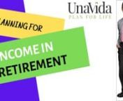 This video gives a useful illustrative guide to planning for income in your retirement. nnWe live in uncertain times, governments around the world are printing vast amounts of money and suppressing income returns. That’s a real problem for many investors, as unless you can generate income from the funds within your pension, the capital value of your pension will reduce over time.nGenerating secure income steams is of vital importance for both pension funds and pensioners. nnTo ensure that your