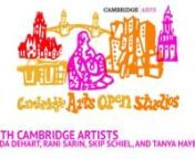 Cambridge Arts Open Studios is virtual this year, but you can still stop by and meet your local artists at our live artist talk this Saturday. Join an interactive panel discussion with Cambridge artists Linda DeHart, Rani Sarin, Skip Schiel, and Tanya Hayes Lee. Stop by to see their latest work and learn more about their art practice this Tuesday 11am - 12pm. nnMeet your local Cambridge artists! From the safety of your own home, discover the creativity of your community. Cambridge Arts presents
