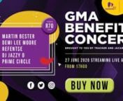 5 TOP ACTS TO HEADLINE AT 2020’S MOST EXCITING DIGITAL CONCERT nIN SUPPORT OF GOOD MORNING ANGELSnOn 27 June, the GMA benefit concert, brought to you by Tracker and Jacaranda FM, will be streaming to a screen near you and it’s one that you definitely don’t want to miss! nTop SA acts, Demi Lee Moore, Prime Circle DJ Jazzy D, Martin Bester and Refentse will be taking to the stage, bringing you a spectacular, two and a half hour show, featuring 30 minute acoustic sets of these artists’ bigg