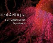 Hear the lights. See the music.See the world of Sun Ra’s Ancient Aethiopia come alive in this piece recorded by Bill Sebastian in 2019. nnFor the best viewing experience, watch it in a dark room, up close to the screen. This video is a 2D rendering of a virtual reality composition. If you have a VR headset, we strongly recommend viewing the composition in 360 video or, ideally, with our free visual music player. To check out the player and learn how to create your own visual music, go to htt