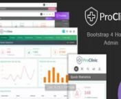Download ProClinic - Bootstrap4 Hospital Admin Template - https://1.envato.market/c/1299170/475676/4415?u=https://themeforest.net/item/proclinic-bootstrap4-hospital-admin-template/22856974?s_rank=198?ref=motionstop nn ProClinic-Bootstrap4 Hospital Admin is made with Bootstrap 4. ProClinic is a complete solution for Hospital Management. We covered to manage patients, doctors, appointemts and room allotments. This documentation will help you to understand template’s structure and how to edit. Pl