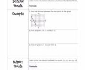 Geometry Unit 1.3 Distance & Midpoint Formula from distance formula geometry