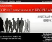 Title: Disciples Advance The Gospel Using Every OpportunitynScripture Text: Philippians 1: 1-18nPreacher: Rev Ashok Amarasinghamnn1) INTRODUCTION n1.1 Let’s Discuss Covid-19 and Church Worship Servicenn1.1.1 PTL! The government allowed churches to open the doors (as of June 2020)nn1.1.2 Pre-MCO Days (before March 18, 2020)n• Church doors open wide. All are welcome. n• No pre-recorded service. No house family worship.n• Average weekend attendance = 280. nn1.1.3 MCO Days (until July 11)n