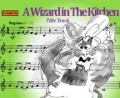 This A Wizard in the Kitchen video is a wacky, narrated story with a play-along orchestral soundtrack.It has been written for young instrumentalists and their teachers/parents and offers a fun and innovative approach to music-making.A young instrumentalist can follow along with the narration and, by playing each of the musical cues after a count-in, contribute an intrinsic part in the creation of differing moods and the telling of a tale. Harry, a rather ordinary boy, is relieved to say fare