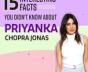 Did you know Priyanka Chopra Jonas&#39; audition for her starring role in Quantico was actually her first audition ever- Find out more facts