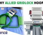 Why Allied Hoops? Read this article: https://colmanandcompany.com/blog/2020/06/why-allied-gridlock-hoops/nnPremium Allied Grid-Lock 14 x 15 cm (5.5 x 6 inch) Avance Embroidery HoopnApprox. Inside Dimensions (Y by X): 14 x 15 cm (5.5 x 6 inch)nHoop Thickness: Double HeightnSew Field / Arm Spacing: Fits 360 mm (appr. 14 inch) Distance between Hoop Holding ArmsnManufacturer Part #: PAGL-1415-AVC-360nNOTE: Premium Allied Grid-Lock hoops can be used with compatible HoopMaster hooping fixturesnnPerfec