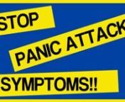 Stop Panic Attack Symptoms nhttp://stressfreeyou.org/mindfulnessnLearn more at https://www.youtube.com/watch?v=SVadUUT_1W8nhttps://goo.gl/U7mqHGnnWhat are panic attacks?nnA panic attack is a sudden feeling of overwhelming dread, anxiety, and fear, as is something unexplainably horrible is about to happen.nStop Panic Attack SymptomsnPanic attacks and their signs and symptoms can last from a few moments to many hours. The length of panic attack is generally determined by how frightened a person is