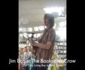 Jim Bob singing at The Bookseller Crow at an event to promote his newly published novel Storage Stories on Friday June 4th 2010.