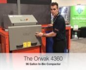 Introducing the Orwak 4360 In-Bin Compactor for 96 Gallon Toters of all types. Learn how the 4360 will cut costs on trash removal.