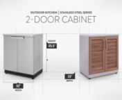 Outdoor Kitchen | Stainless Steel |2-Door Cabinet from outdoor kitchen