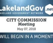 To search for an agenda item use CTRL+F (on PC) or Command+F (on MAC)nPLAY video and click on the item start time example: ( 00:00:00 )nnClick on Read More Now (Below)nnLink to related Agenda: http://www.lakelandgov.net/Portals/CityClerk/City%20Commission/Agendas/2018/05-07-18/05-07-18%20Agenda.pdfnnPRESENTATIONS - n(00:00:00)nLPD - Advances with Police Technology (Chief Giddens)nn(00:28:05)nAPWA Project of the Year Award – Lake Hollingsworth Seawall (Heath Frederick,nPublic Works Director)nn(