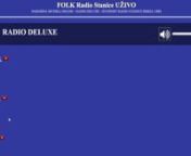 Narodna muzika - Uživo radio staice Bosna I sRBIJAnhttp://radiostanice.extratoplista.com/