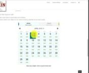 Viudeo showing how the single property booking calendar works on Lodgix.com