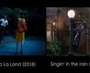 Here is my tribute to some famous musical in film history through La La Land&#39;s references. nnMusic from the original soundtrack of the film. nnHope you enjoy.