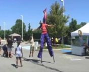 This is a video I edited of cuts from my Stilt Walking performances.