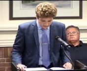 This video is of the speech I gave on September 15, 2016 to express my support of Board Member Susan Starr and to address concerns about two videos that were circulating regarding the New Fairfield Board of Education. I was just about to turn seventeen and had just begun my senior year. There were about thirty people in attendance. Community members were unfoundedly accusing Mrs. Susan Starr of violating students&#39; FERPA Rights because of a video she made expressing support for the New Fairfield