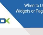 In this video we go over when to use a widget or a page in IDX Broker.nnIDX Broker offers two main types of content; widgets and pages. These are all great tools, if you know their primary focus. nnLearn more about:nIDX Broker Platinum - http://bit.ly/IDXBroker_PlatinumnIDX Broker Lite - http://bit.ly/IDXBroker_LitenIDX Broker WordPress Plugin - http://bit.ly/IDX_WordPressnnConnect with IDX:nnThe IDX Blog - http://bit.ly/7asJWsknFacebook - http://bit.ly/2hlFI8snTwitter - http://bit.ly/1hYFMUonIn