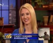 Our very own screenwriter Casey Walker was live on CBN News&#39; 700 club!