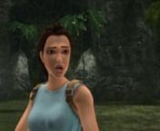 Même la farouche Lara Croft a parfois un petit peu peur quand-même ! &#_&#