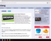 Step-by-step instructions on how to use Groupon Promotion codes found on http://www.moneylobang.com/groupon-coupon-discount-code.php