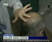 Prof. Dr. Meral Şaşoğlu, 15.04.2010 tarihinde Fox TV Ana Haber Bülteni&#39;ne konuk oldu ve saç dökülmesine nanoteknolojiyle kesin çözüm sunan Folixir tedavisini uygulamalı olarak anlattı.