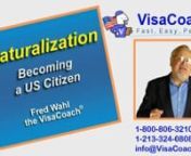 https://www.visacoach.com/us-citizenship-naturalization/ The application and interview process to become a US Citizen is called Naturalization.To be eligible to become a US Citizen you must You must be a lawful permanent resident. You must be 18 years or older, have continuous residence in the USA, and be of good moral character. nTo Schedule your Free Case Evaluation with the Visa Coachnvisit https://www.visacoach.com/schedulenor Call - 1-800-806-3210 ext 702 or 1-213-341-0808 ext 702nFiancee o
