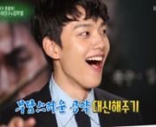 The cast of “Warriors of the Dawn” interview with KBS Entertainment Weekly 170429nnThere was a part in the movie where the proxy soldiers were supposed to carry Yeo Jingoo through a palanquin. Yeo Jingoo promised not to eat for the filming of the scene, but he got caught. Yeo Jingoo was asked to send a message for the proxy soldier actors on TV lol. “First of all, I am sorry for not taking care of my promise. I said I wouldn’t eat on the day that I would ride the palanquin... but my seni