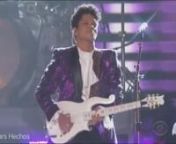 Bruno Mars Tributo a Prince. Grammys2017 from bruno