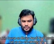 Live Bhrigu Nandi Nadi online class and chart decoding. nnWatch Video -- https://www.youtube.com/watch?v=AaBM0LYDNSw nnIn this video you&#39;ll learn how to identify a profession of a person through the Nadi Astrology nnntechnique by Vinayak Bhatt.To Join Our Learning Program: - nn✅ Advance Course: https://saptarishisshop.com/in/p/Pred... (Englishand thus, leaning to understanding the world around us, and bringing forth more compassion and healing. nWe wish to carry the Light of this divine scie
